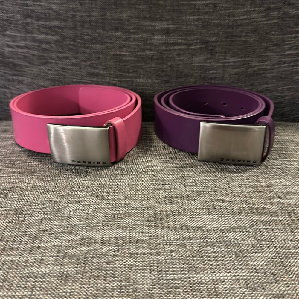 Dunning leather belts